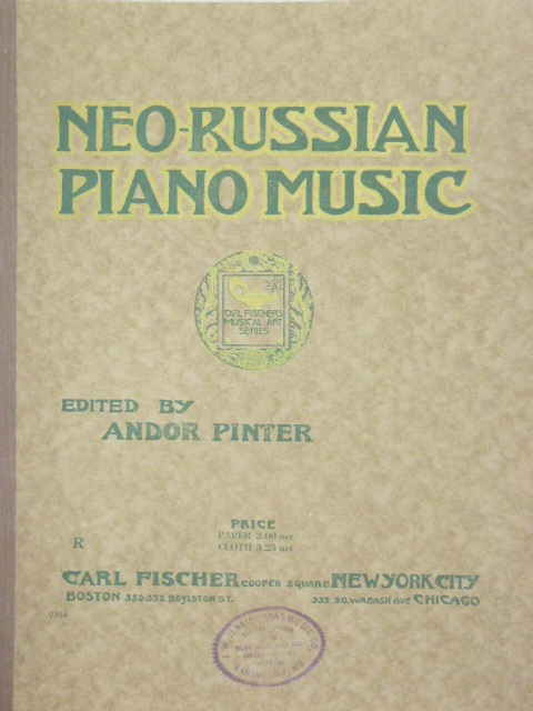 ALBUM: Neo-Russian Piano Music