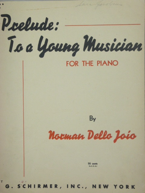 Prelude:To A Young Lady