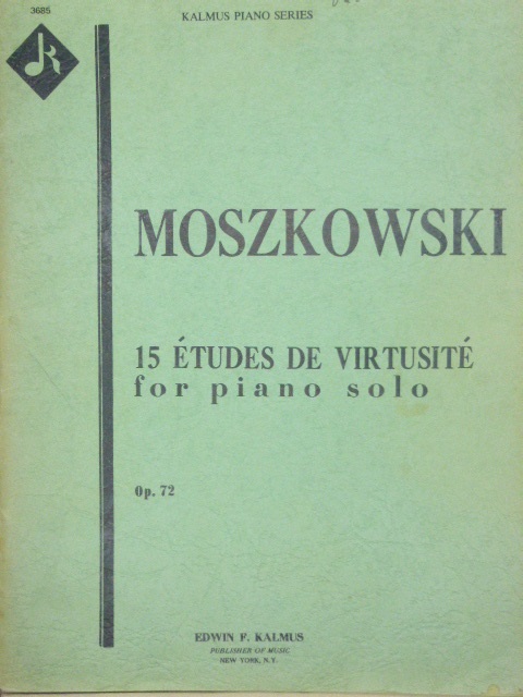 15 Etudes de Virtuosite Op. 72