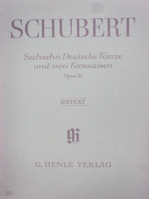 Sixteen German Dances and Two Ecossaises Op. 33
