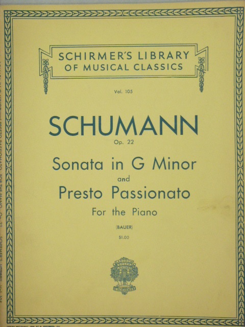 Sonata Op. 22 and Presto Passionato