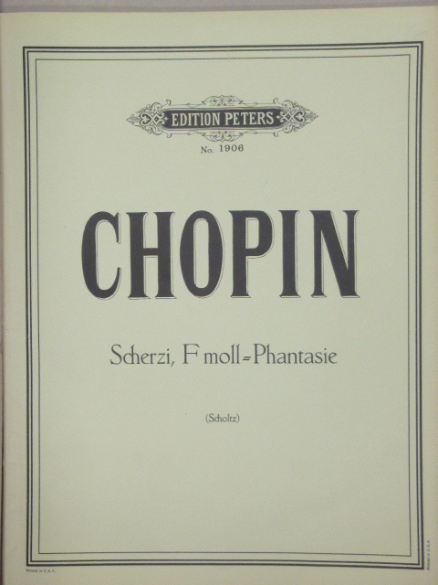 Scherzi (4) and Fantasy in F minor