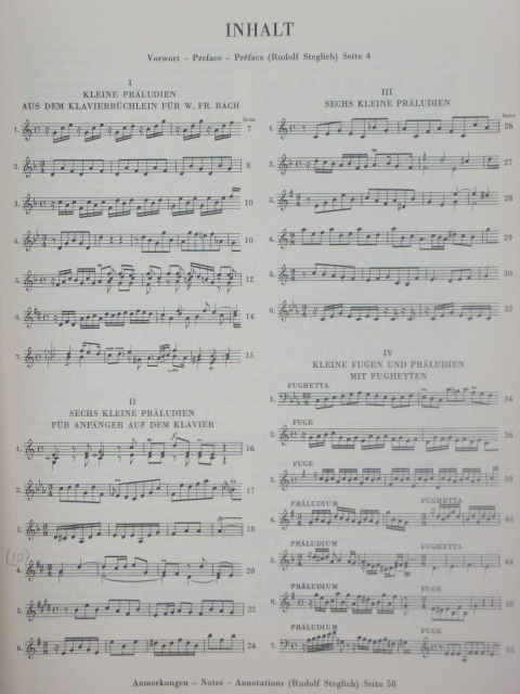 Short Preludes and Fugues (26)