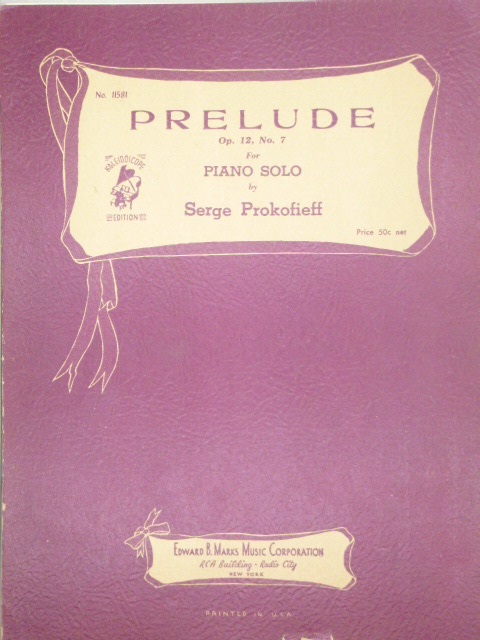 Prelude op. 12 No. 7