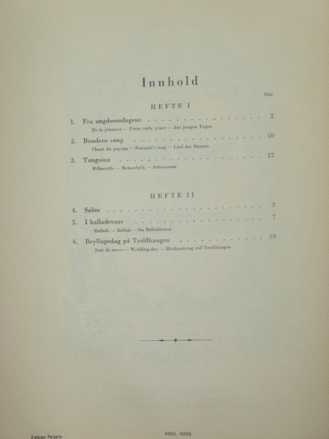 Lyric Pieces Op. 64 Nos. 4-6