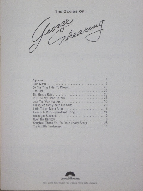 ALBUM: The Genius of George Shearing