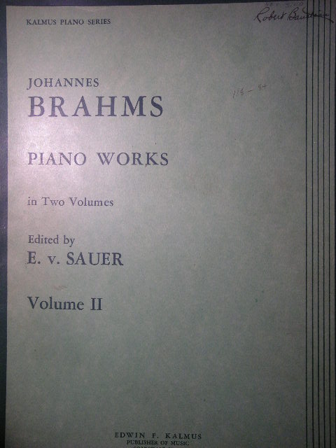 ALBUM: Piano Works, Volume 2