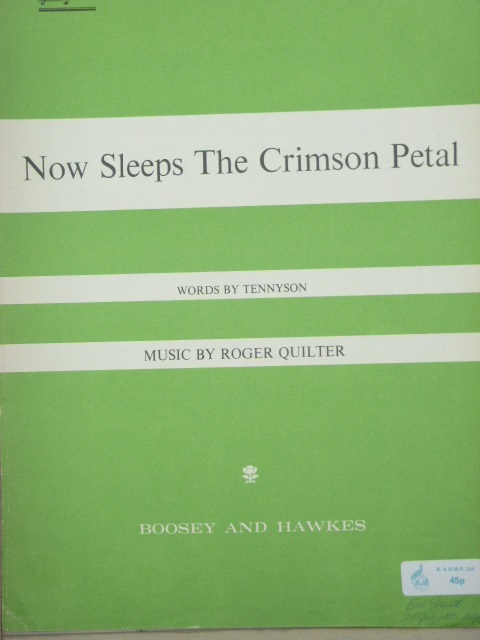 Now Sleeps the Crimson Petal