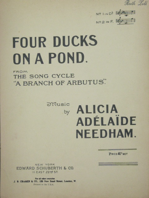 Four Ducks on a Pond