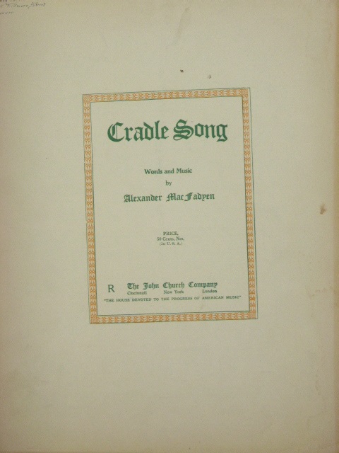 Cradle Song
