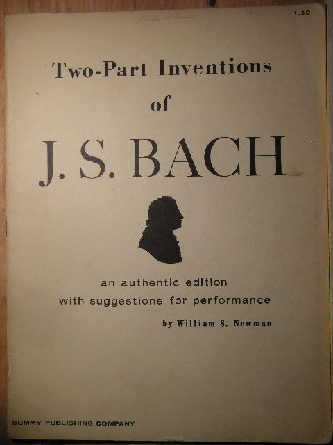 ALBUM: Two-Part Inventions of J.S. Bach