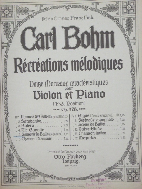Souvenir de Bal Op. 378 No. 5