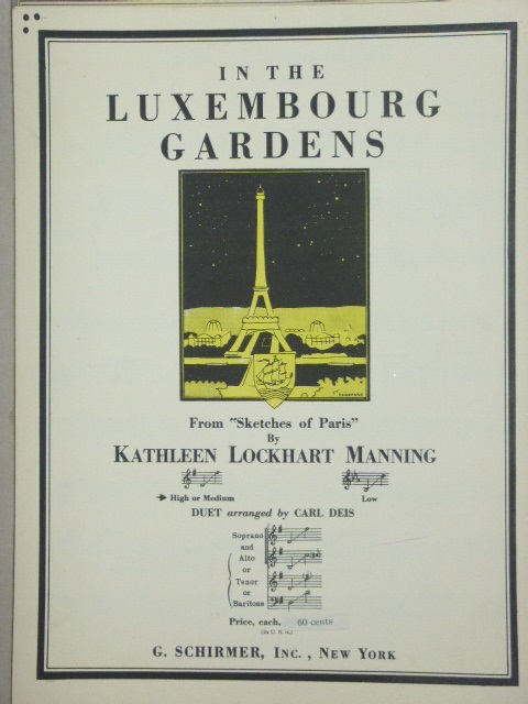 In the Luxembourg Gardens