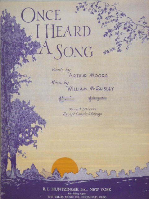 Once I heard a Song