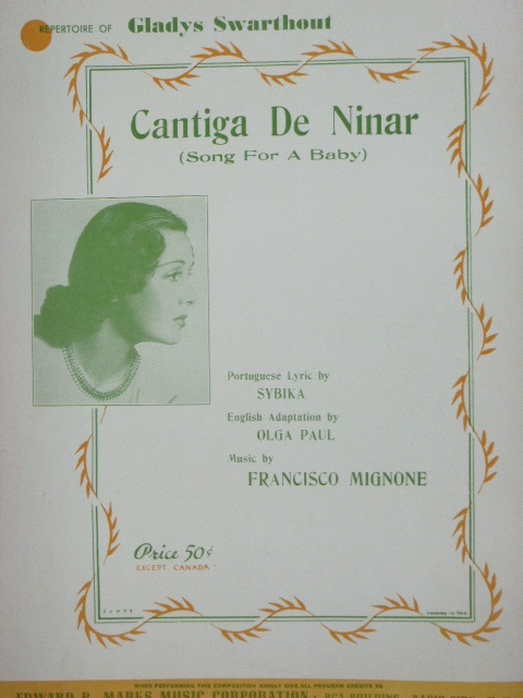 Catiga de Ninar (Song For a Baby)