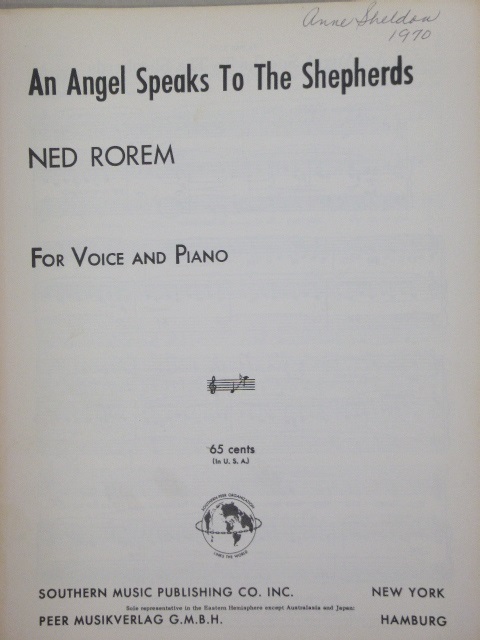 An Angel Speaks To The Shepherds