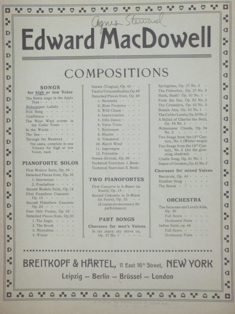 Midsummer Lullaby Op. 47