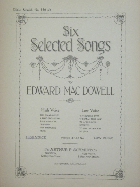 Six Selected Songs