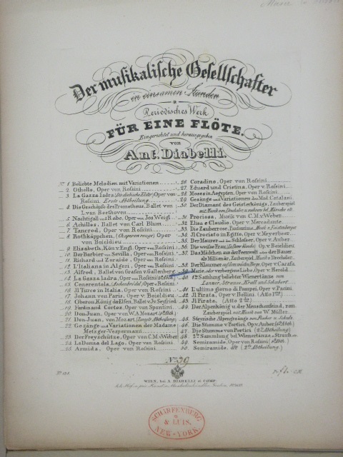 Selections from the opera: Marie