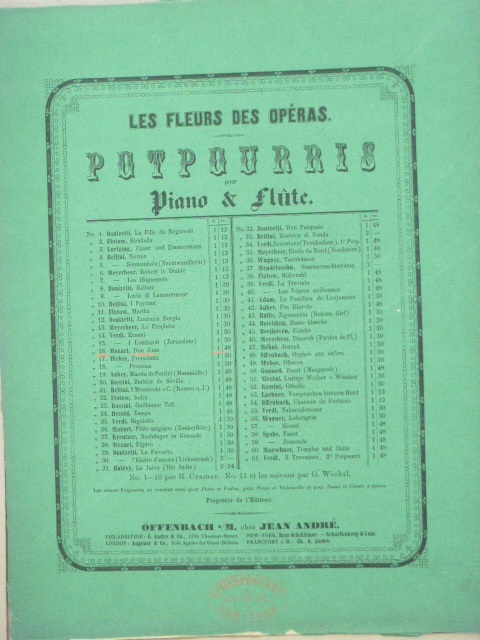 Potpourri of music from: Don Juan