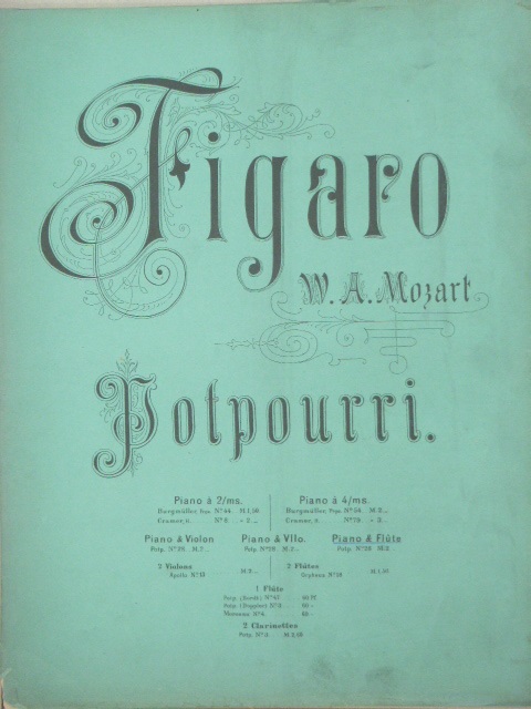 Potpourri of music from: The Marriage of Figaro