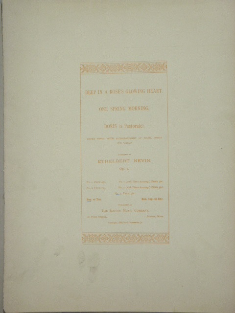 Doris Op. 3 No. 3