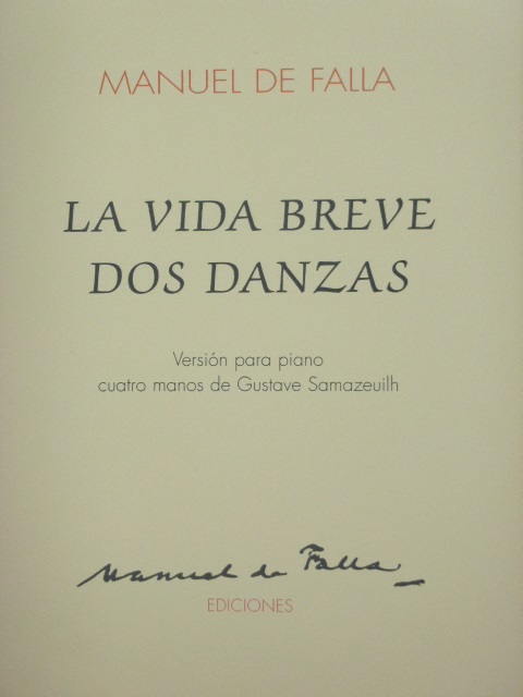 [Two Dances from] La Vida Breve