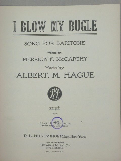 I Blow My Bugle