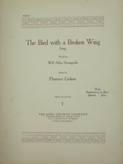 The Bird with a Broken Wing