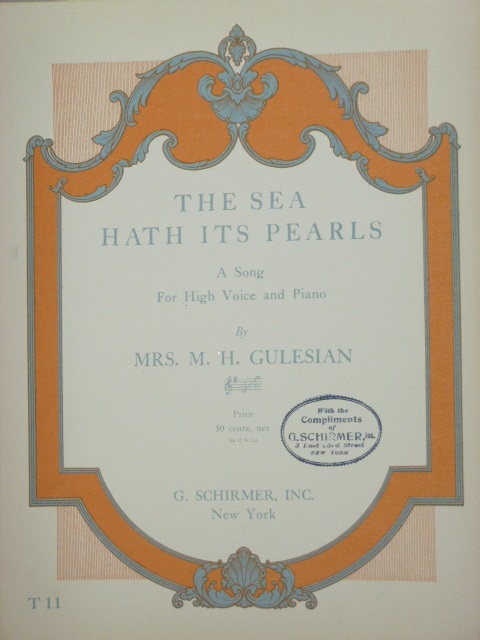 The Sea Hath Its Pearls