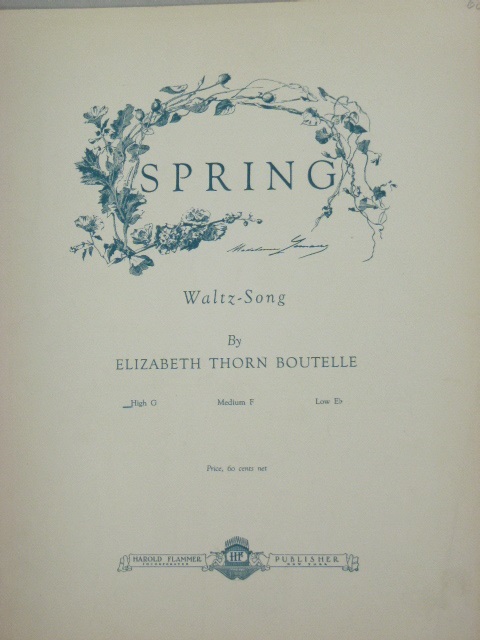 Spring (Waltz-Song)