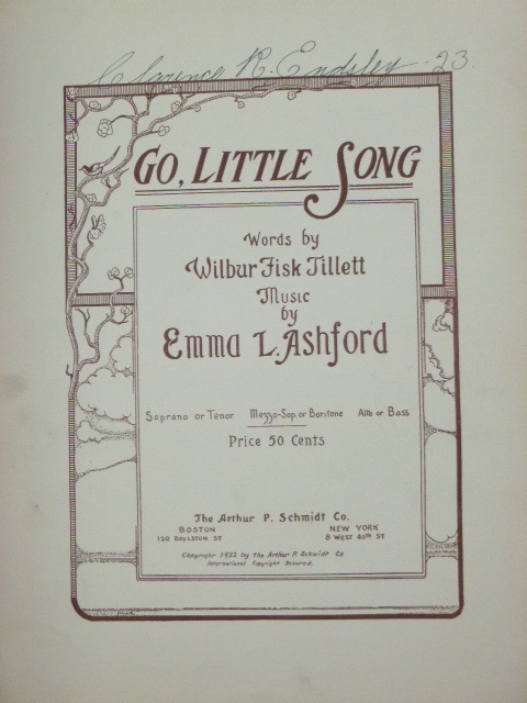Go, Little Song