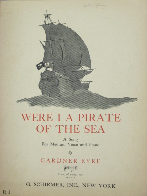 Were I a Pirate of the Sea
