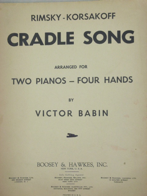 Cradle Song