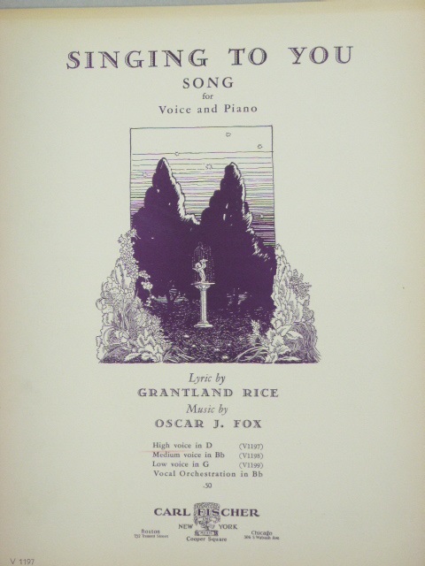 Singing to You