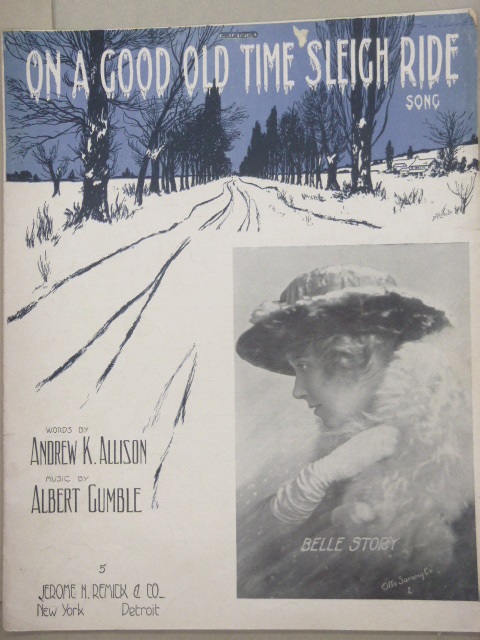 On a Good Old Time Sleigh Ride