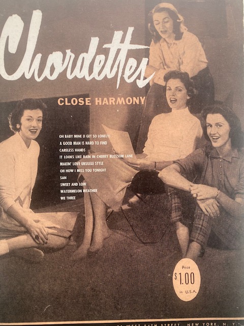 ALBUM: The Chordettes Close Harmony