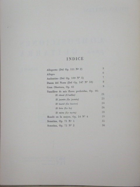 [Compositions for Guitar] Vol. 1