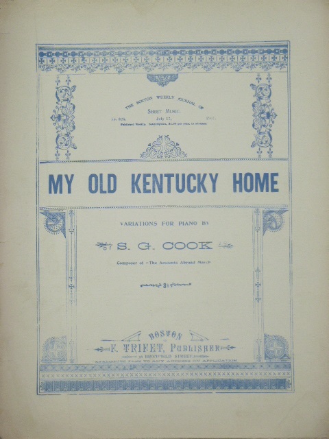 My Old Kentucky Home (Variations for Piano Solo)