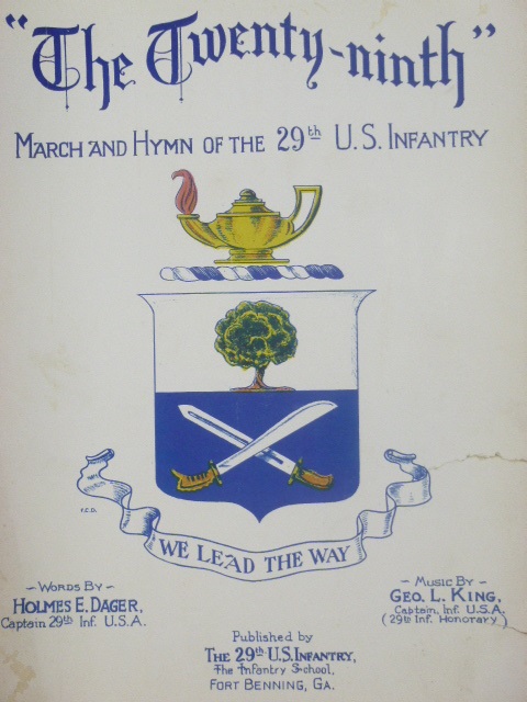 The Twenty Ninth Regimental March