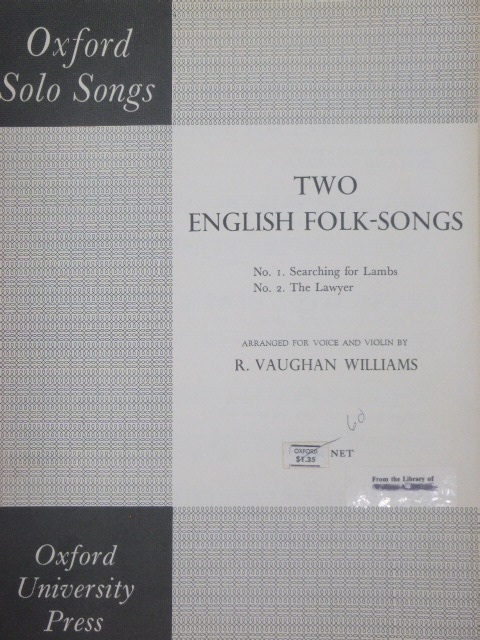 Two English Folk-Songs