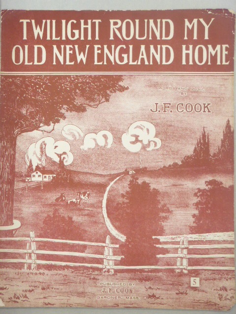 Twilight Round My Old New England Home