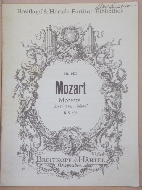 Excultate, Jubilate KV 165
