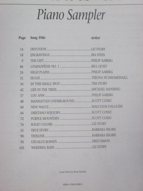 ALBUM: Windham Hill Piano Sampler