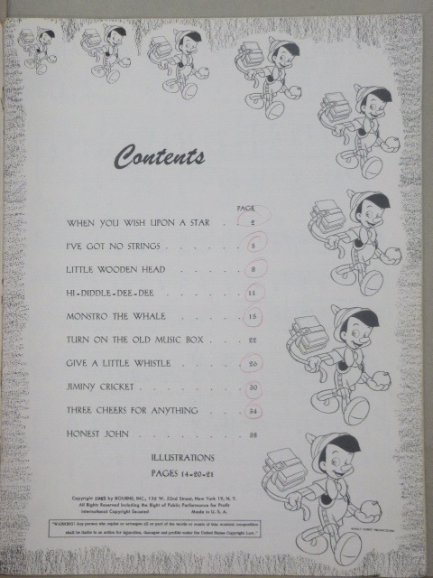 ALBUM: [Songs from] Pinocchio