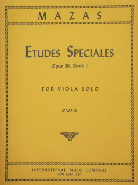 Etudes Speciales Op. 36 Bk. 1