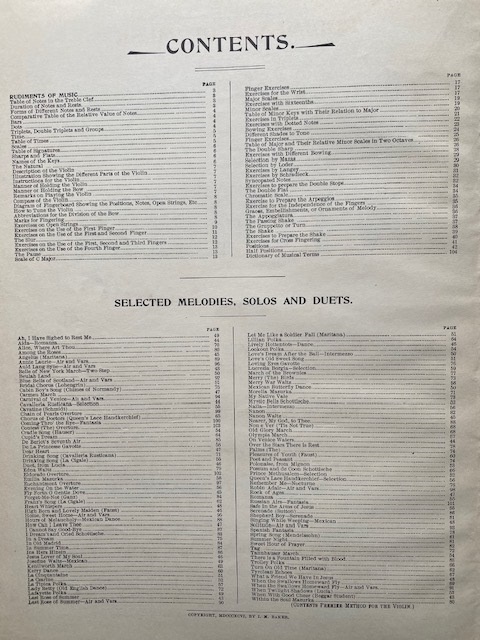 ALBUM: The Premier Method for Violin