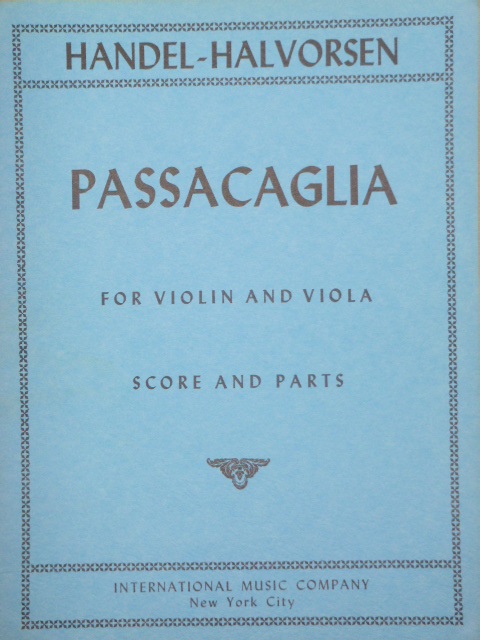 Passacaglia for Violin and Viola