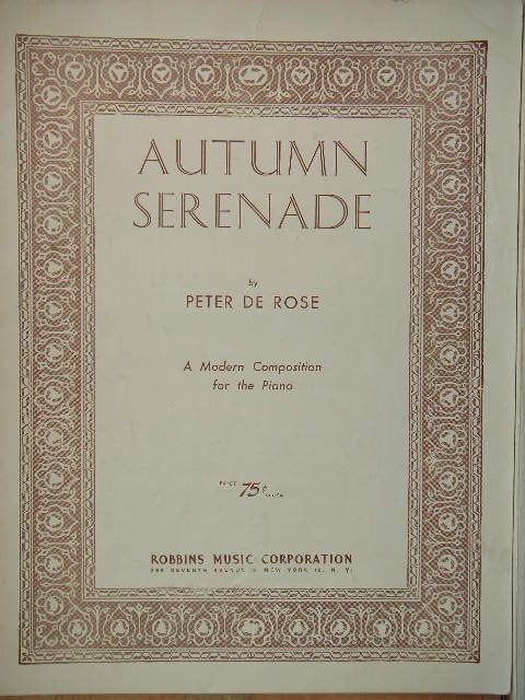 Autumn Serenade