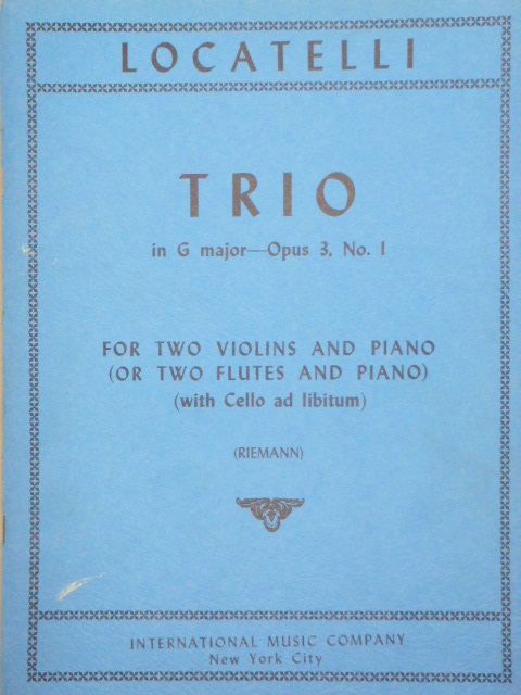 Trio Op. 3 No. 1